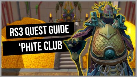 Phite club rs3 - Other quests can have other elements such as puzzle-solving, humor, or additional lore learned through curiosity. 'Phite Club just doesn't have those elements to make a major event be impactful. I don't think I'm entirely wrong in saying that 'Phite Club is One Small Favor without the humor followed up by a boss fight. 